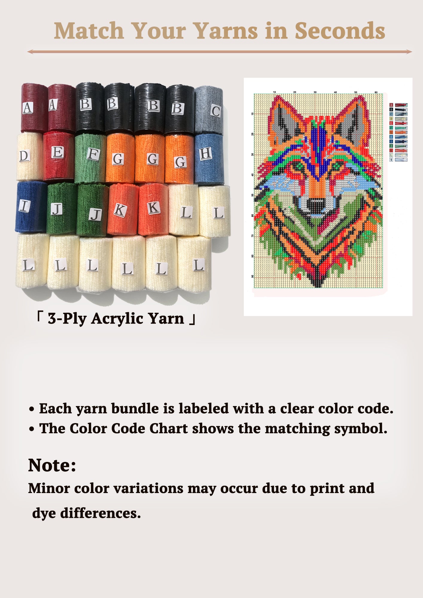 Wolf Latch Hook Kits for Adults & Beginners-Real Finished Rug Photo-Complete DIY Craft Kit, Includes Pre-Printed Canvas, Pre-Cut Yarns, Tool, Number Chart (Size 23.6" X 15.8")