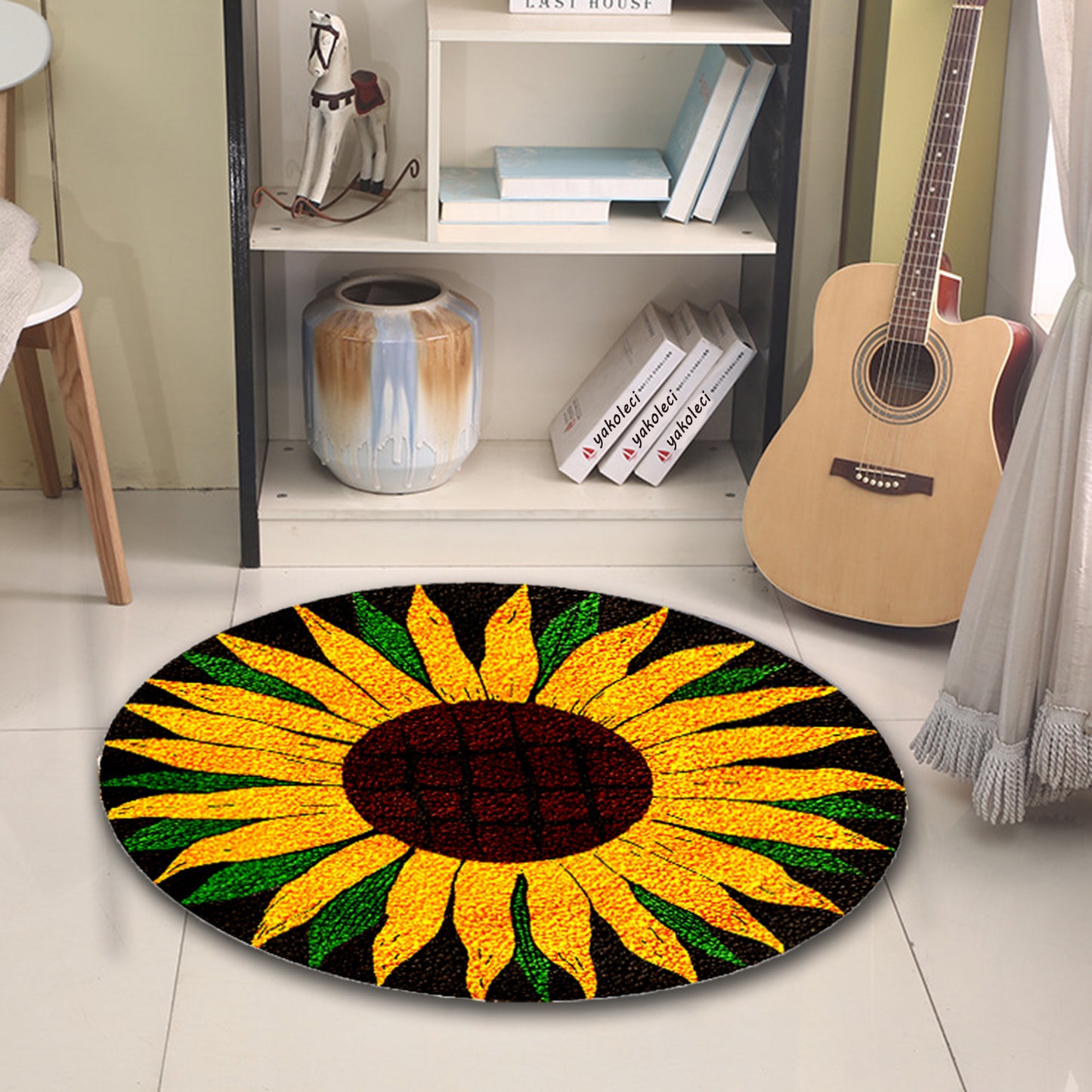 Sunflower Latch Hook Rug Kits Size 20''X20''/50X50CM