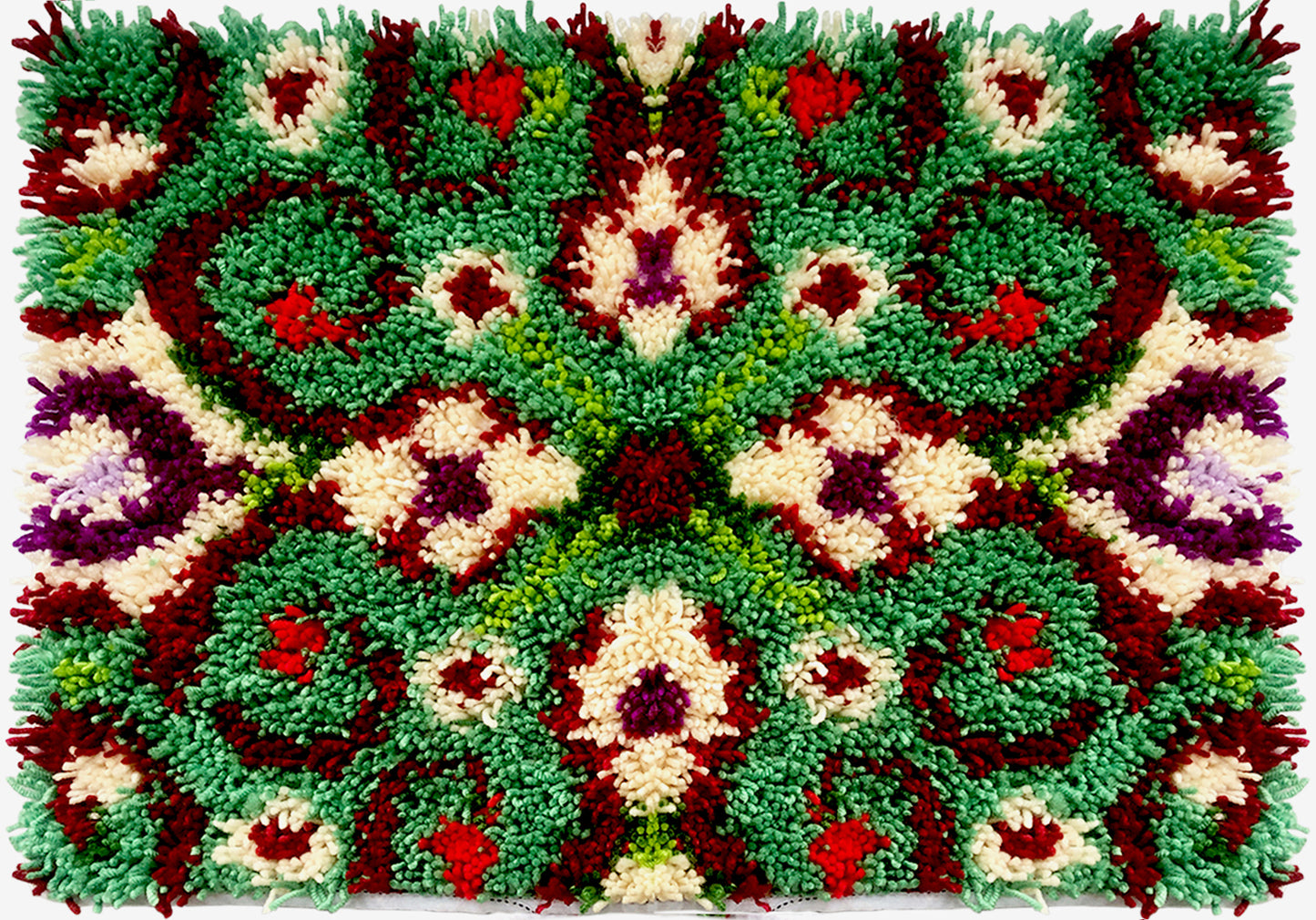 Digital Latch Hook Rug Patterns, Finished Rug size appx. 24X16 inches