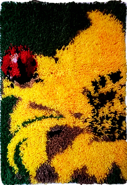 Digital Latch Hook Rug Patterns, Finished Rug size appx. 24X16 inches