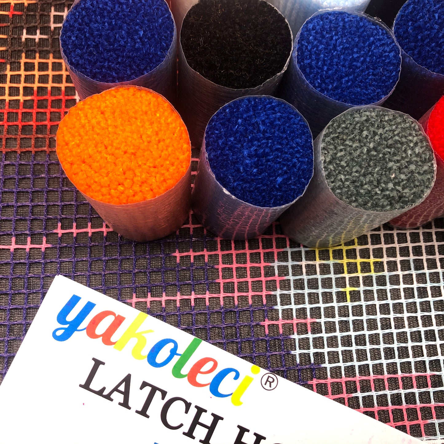 yakoleci latch hook kit, size 23.6''X15.8''