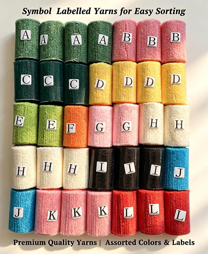 Butterfly Latch Hook Rug Kit, DIY Floral Rug Kit, Gift for Butterfly Lovers | All in One Wildflower Rug Craft Kit, Farmhouse & Garden Room Wall Hanging Decor, 23.6''x15.8'' (Butterfly Whisper)