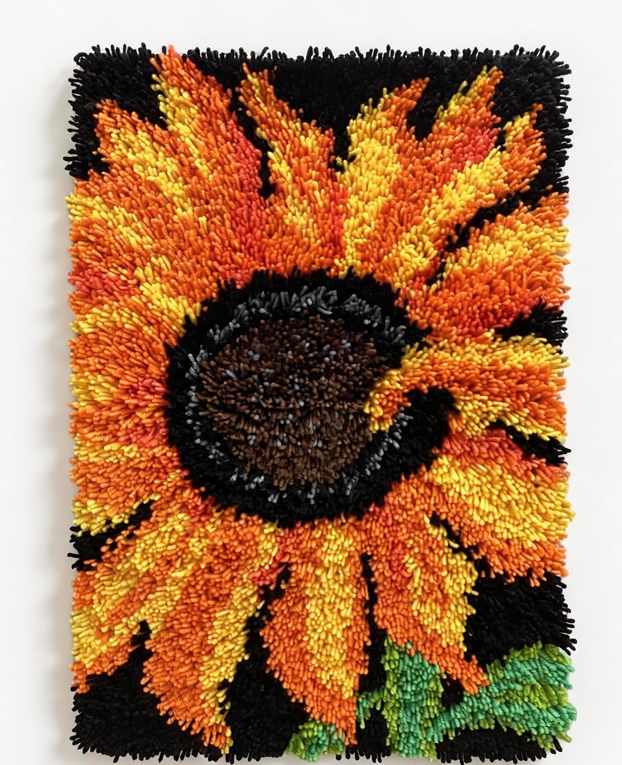 Sunflower Latch Hook Rug Kit for Adults Beginners, Gift for Flower Lovers
All in One DIY Carpet Craft for Botanical Wall Hanging & Home Decor, Relaxation Craft , 23.6''x15.8'' (Sunshine in Bloom)
