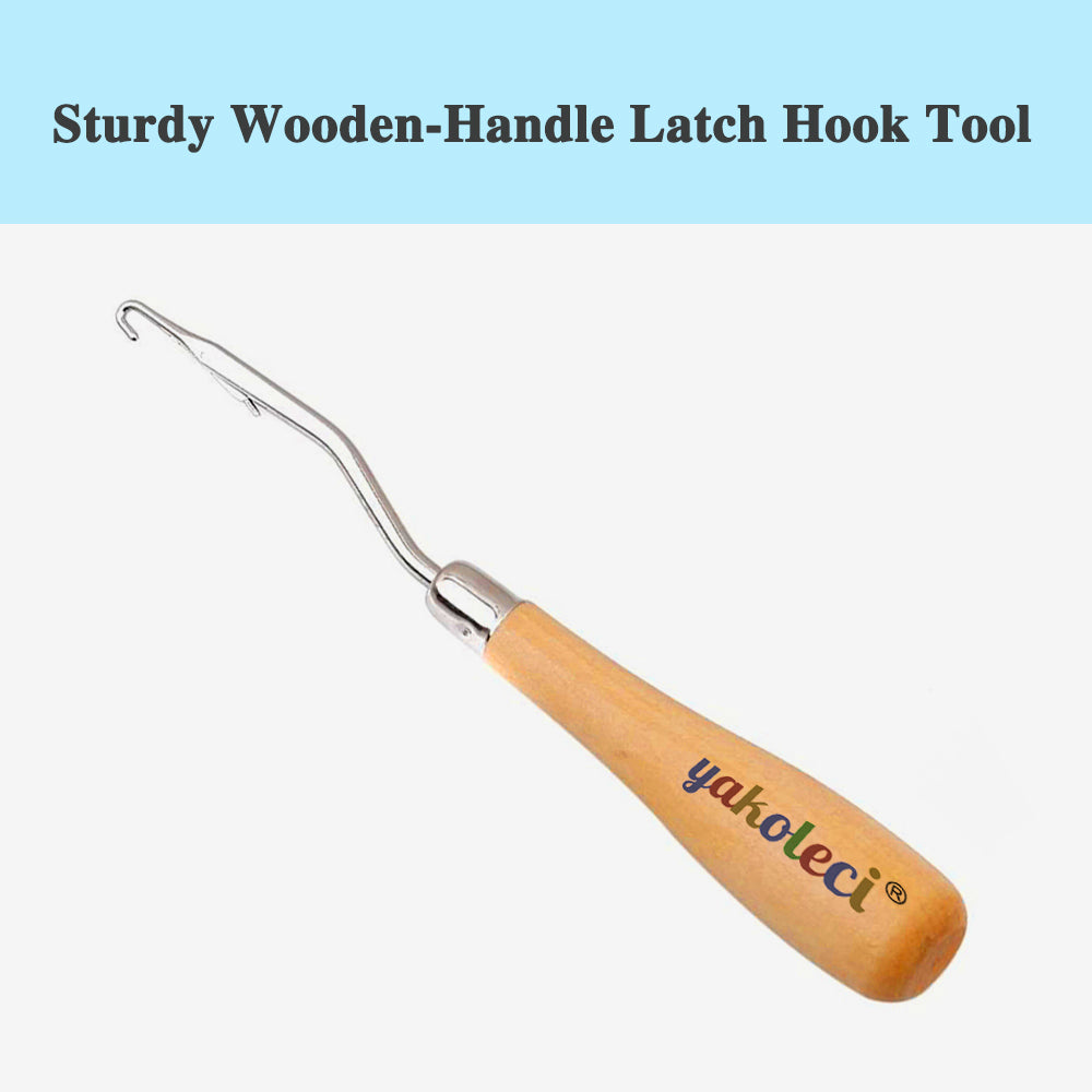 Sunflower  Latch Hook Kits for Adults & Beginners-Real Finished Rug Photo-Complete DIY Craft Kit, Includes Pre-Printed Canvas, Pre-Cut Yarns, Tool, Number Chart (Size 20" X20")