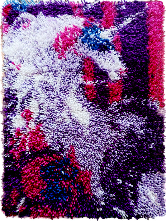 KitsMaster Latch Hook Kits, Beginner-Friendly Rug Making Craft Set, Perfect Craft Gift | Latch Hook Craft for Home Décor, Gifts & Relaxation, 23.6''x15.8'’ (Unicorn Mirage)