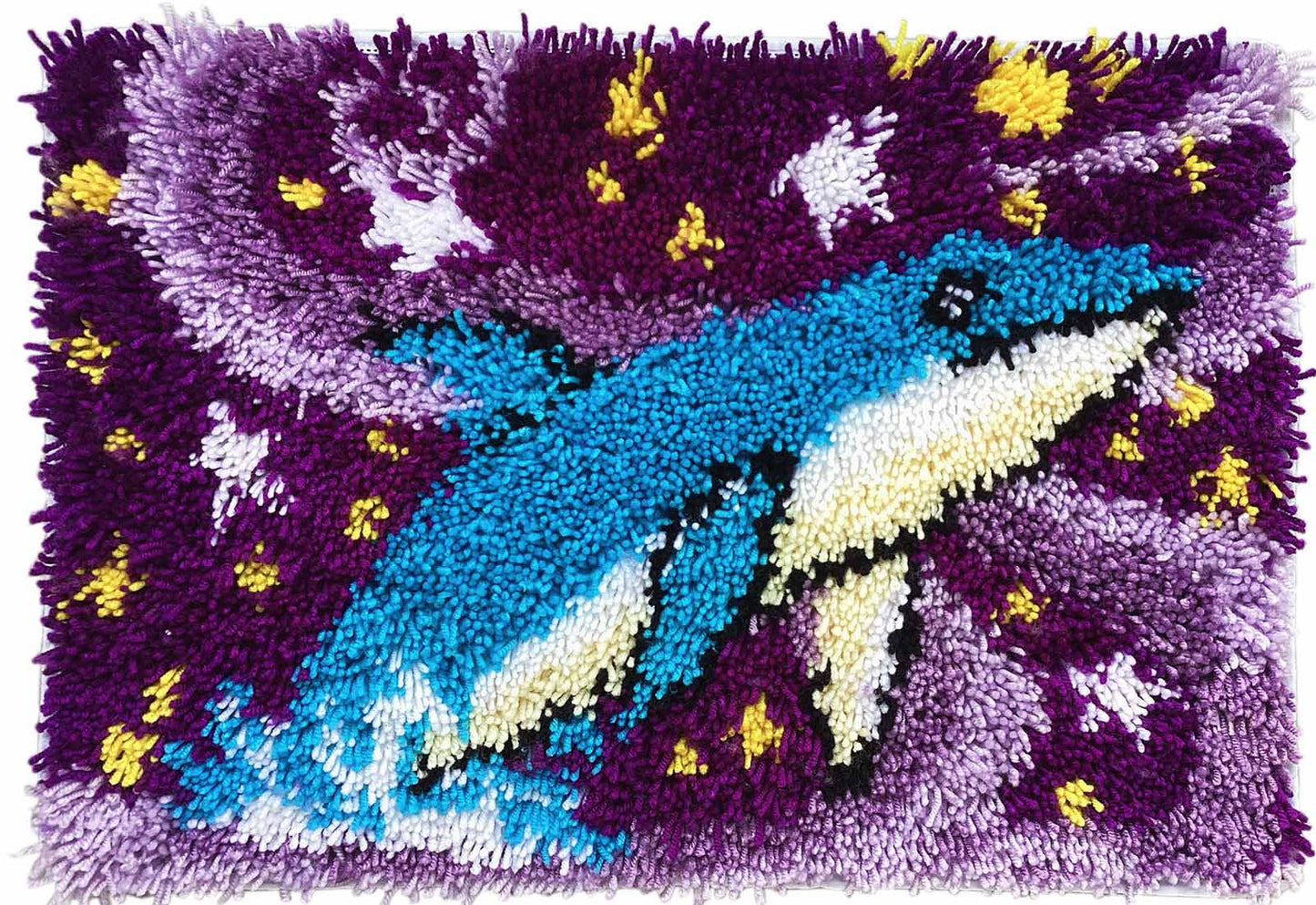 Digital Latch Hook Rug Patterns, Finished Rug size appx. 24X16 inches